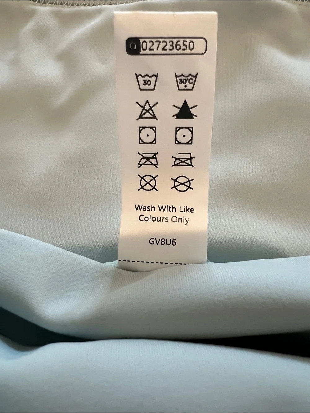 Halara Softly Zero Light Sage Green Golf Tennis Skirt w/ Crossover High Waist-S - Picture 6 of 10